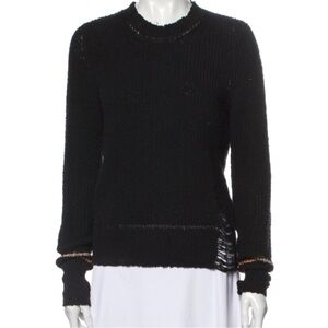 Raquel Allegra Distressed cotton sweater